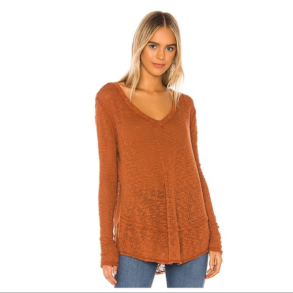FREE PEOPLE PULLOVER LONG SLEEVES TUNIC TOP A2C - Picture 4 of 16